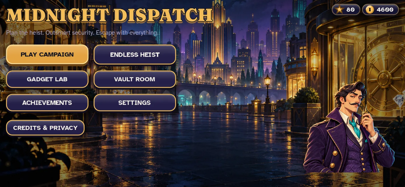 Main menu